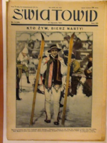Tygodnik Ilustrowany Światowid Nr 3 1931 r.