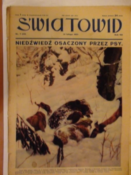 Tygodnik Ilustrowany Światowid Nr 7 1931 r.