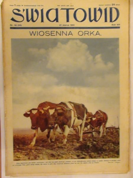 Tygodnik Ilustrowany Światowid Nr 12 1931 r.
