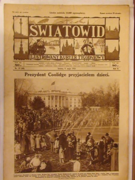 Tygodnik Ilustrowany Światowid Nr 19 1925 r.