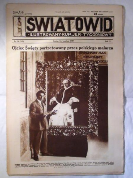 Tygodnik Ilustrowany Światowid Nr 16 1927 r.
