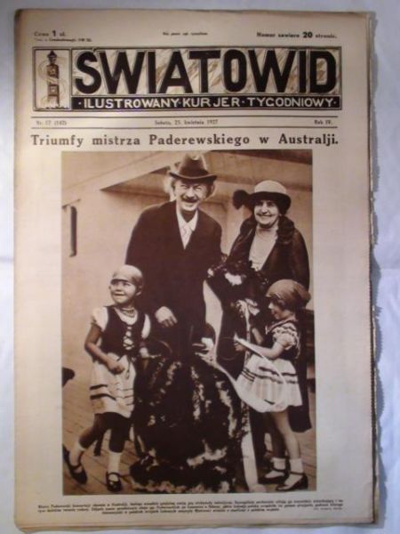 Tygodnik Ilustrowany Światowid Nr 17 1927 r.