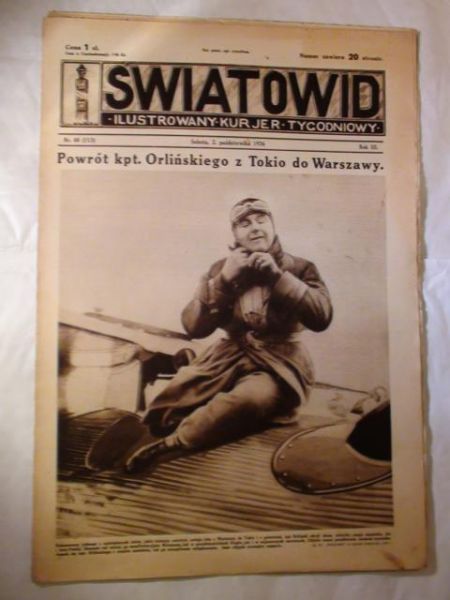 Tygodnik Ilustrowany Światowid Nr 40 1926 r.