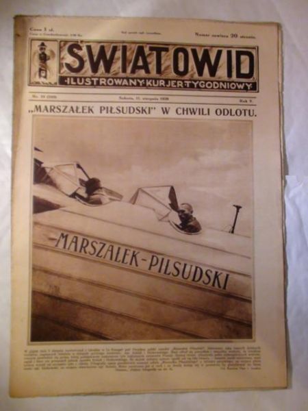 Tygodnik Ilustrowany Światowid Nr 33 1928 r.