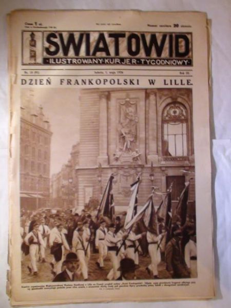 Tygodnik Ilustrowany Światowid Nr 18 1926 r.