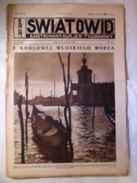 Tygodnik Ilustrowany Światowid Nr 15 1926 r.