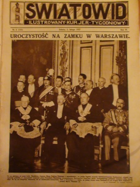 Tygodnik Ilustrowany Światowid Nr 6 1927 r.