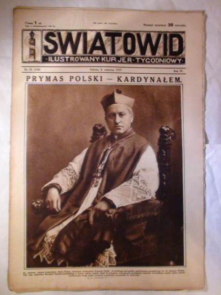 Tygodnik Ilustrowany Światowid Nr 23 1927 r.