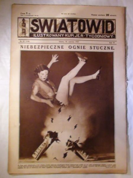 Tygodnik Ilustrowany Światowid Nr 25 1927 r.