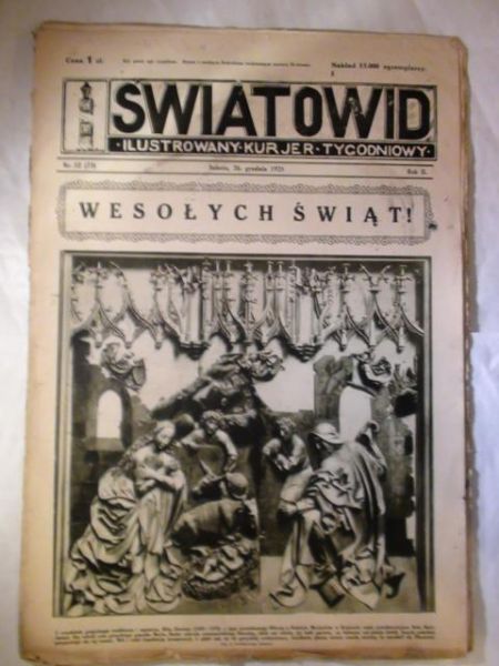 Tygodnik Ilustrowany Światowid Nr 52 1925 r.