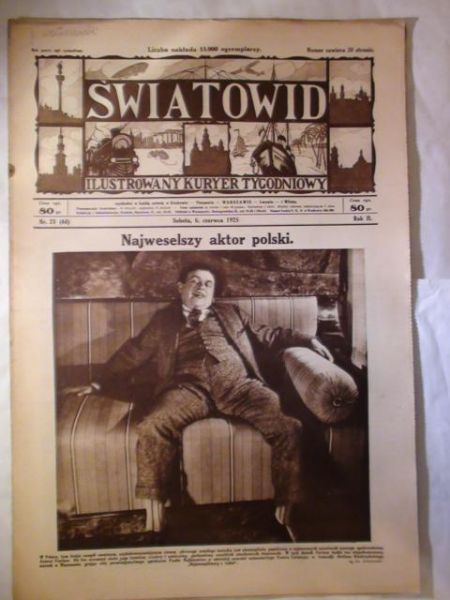 Tygodnik Ilustrowany Światowid Nr 23 1925 r.