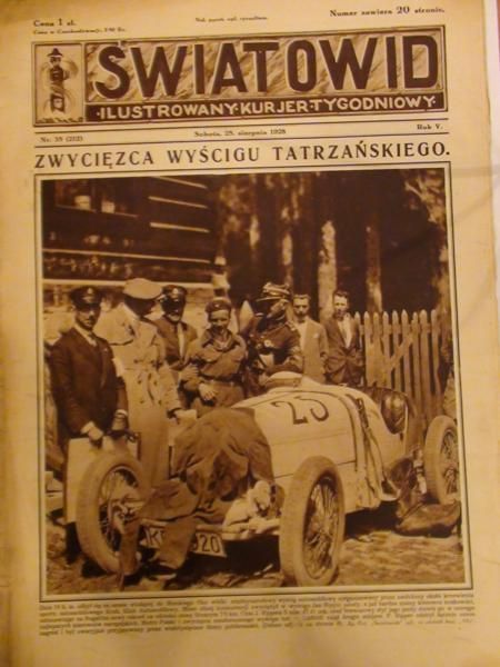 Tygodnik Ilustrowany Światowid Nr 35 1928 r.