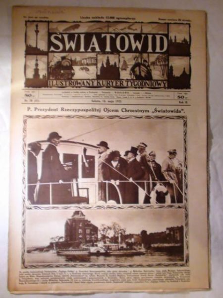 Tygodnik Ilustrowany Światowid Nr 20 1925 r.