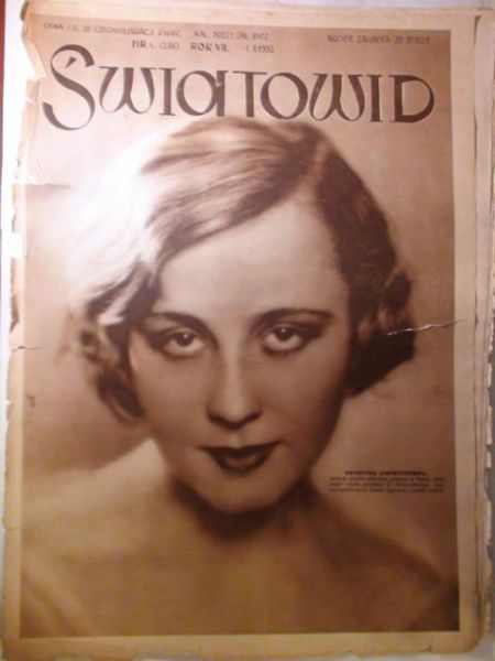 Tygodnik Ilustrowany Światowid Nr 4 1930 r.