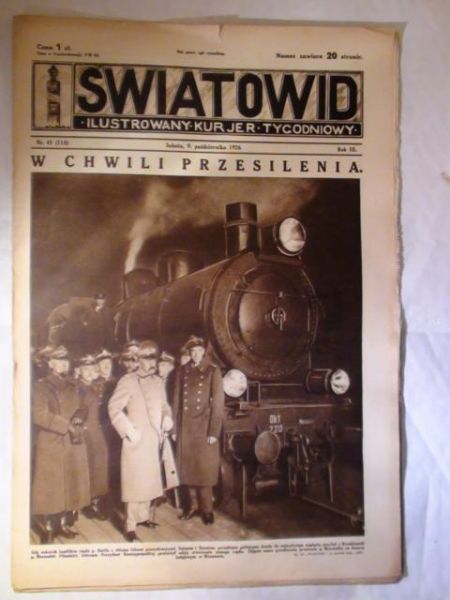 Tygodnik Ilustrowany Światowid Nr 41 1926 r.