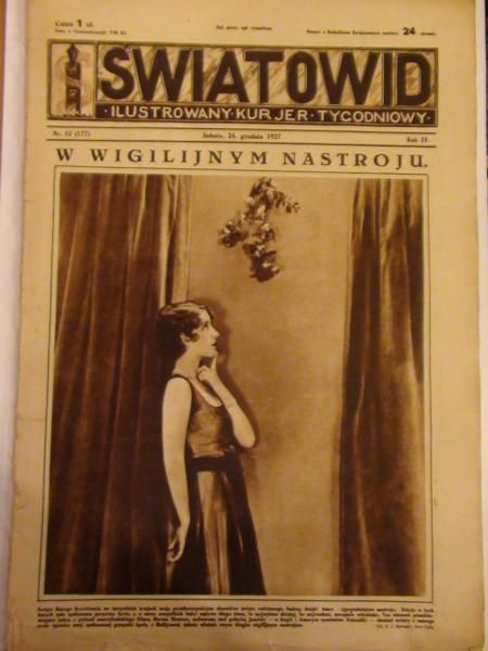 Tygodnik Ilustrowany Światowid Nr 52, 1927 r.