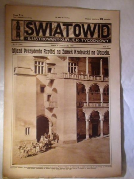 Tygodnik Ilustrowany Światowid Nr 41 1927 r.
