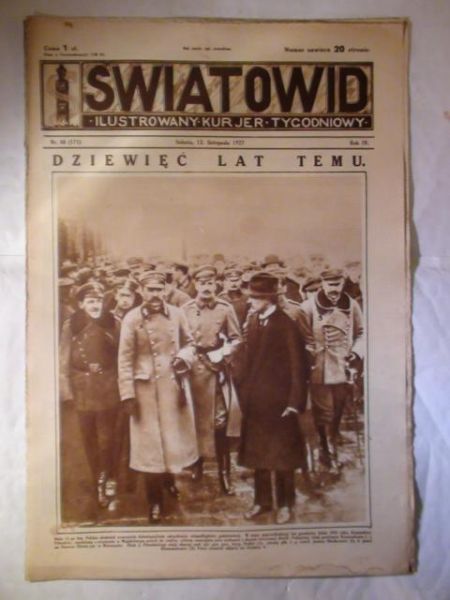 Tygodnik Ilustrowany Światowid Nr 46 1927 r.