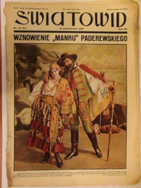 Tygodnik Ilustrowany Światowid Nr 42 1930 r.