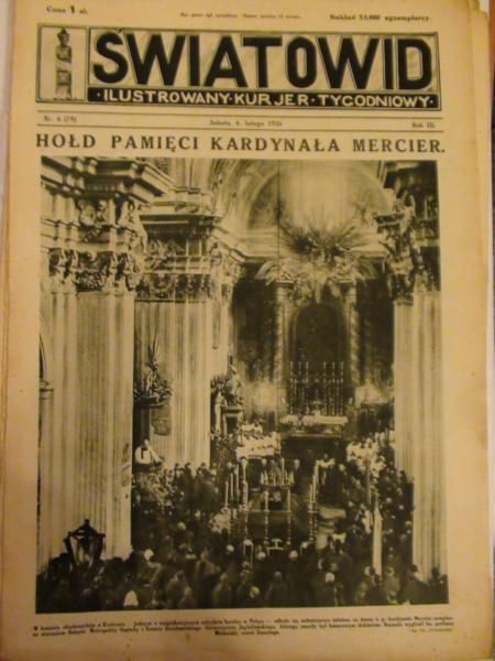 Tygodnik Ilustrowany Światowid Nr 6, 1926 r.