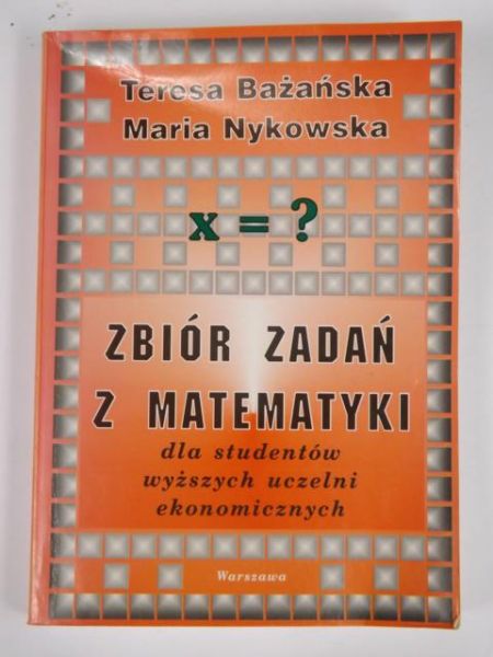Zbiór zadań z matematyki