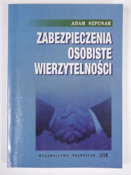 Zabezpieczenia osobiste wierzytelności