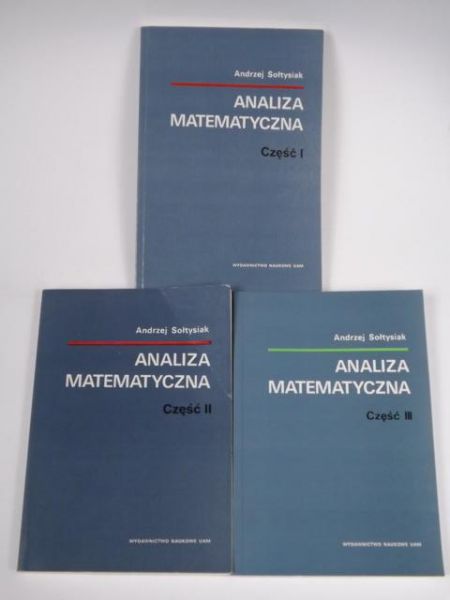 Analiza matematyczna w zadaniach część I, II i III