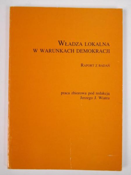Władza lokalna w warunkach demokracji