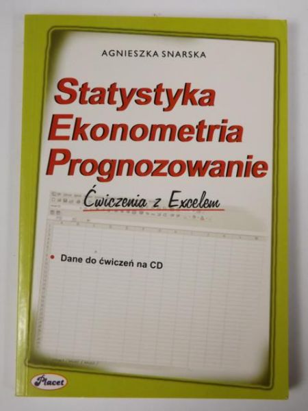 Statystyka, ekonometria, prognozowanie
