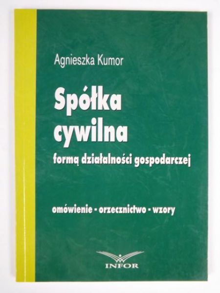 Spółka cywilna formą działalności gospodarczej