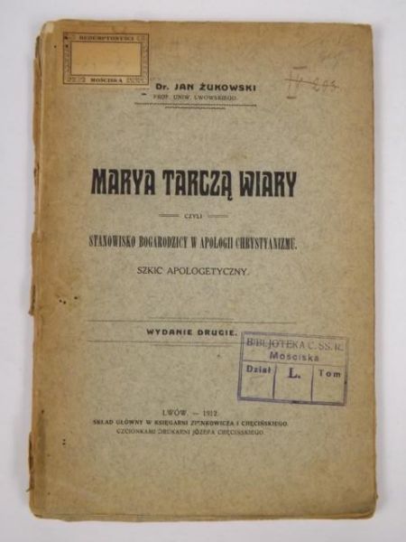 Marya tarczą wiary, 1912 r.