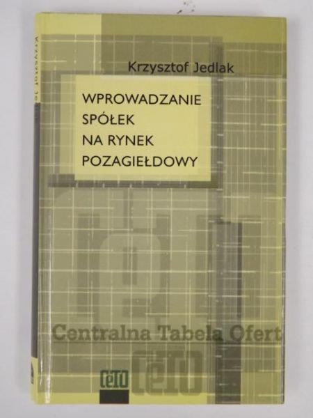 K. - Wprowadzanie spółek na rynek pozagiełdowy