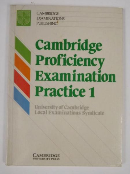 Cambridge Proficiency Examination Practice 1