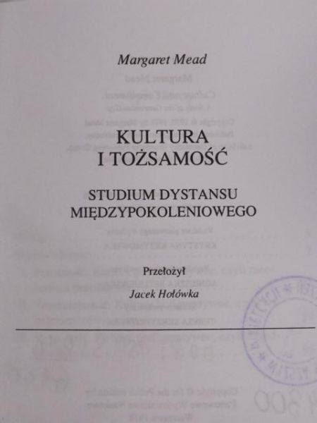 Kultura i tożsamość