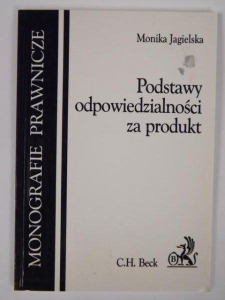 Podstawy odpowiedzialności za produkt