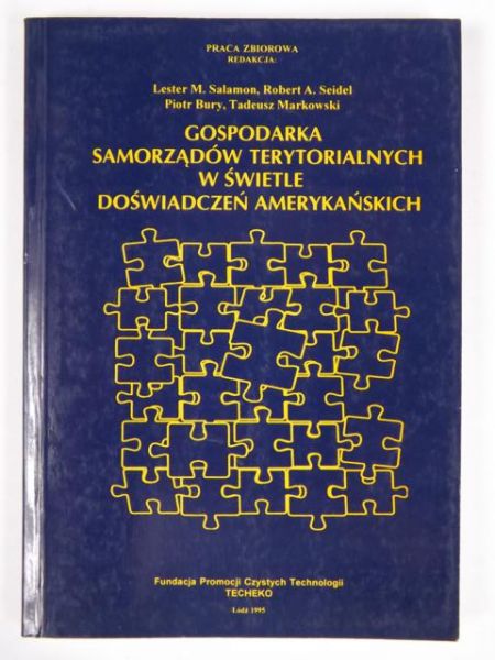 Gospodarka samorządów terytorialnych w świetle doświadczeń amerykańskich