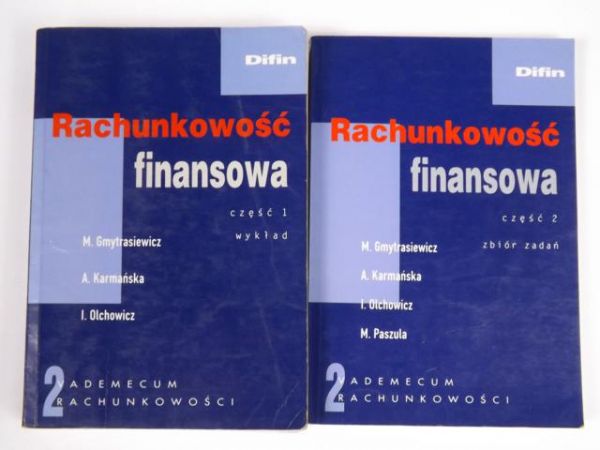 Gmytrasiewicz Maria - Rachunkowość finansowa, część 1 i 2