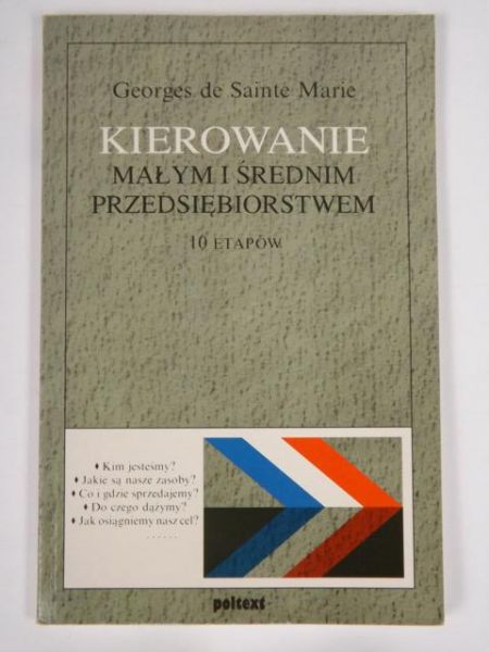 de Sainte Marie Georges- Kierowanie małym i średnim przedsiębiorstwem