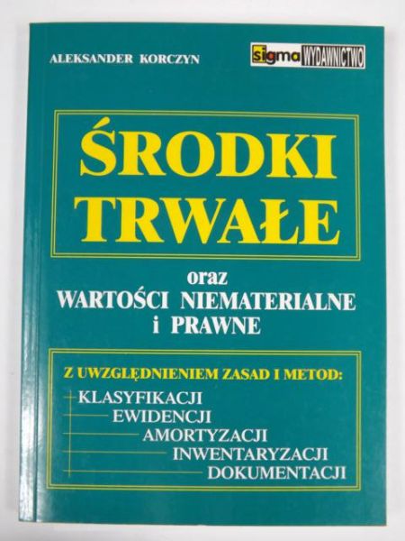 Środki trwałe oraz wartości niematerialne i prawne