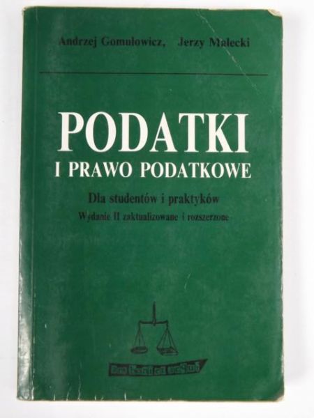 Małecki J.,   - Podatki i prawo podatkowe
