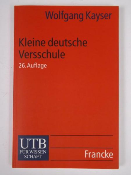 Kleine deutsche Versschule