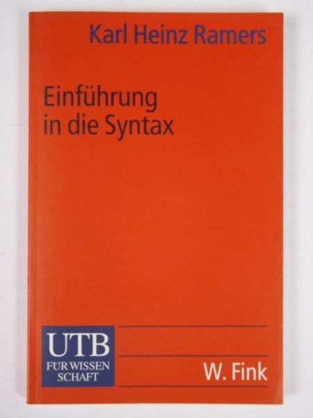 Einfuhrung in die Syntax