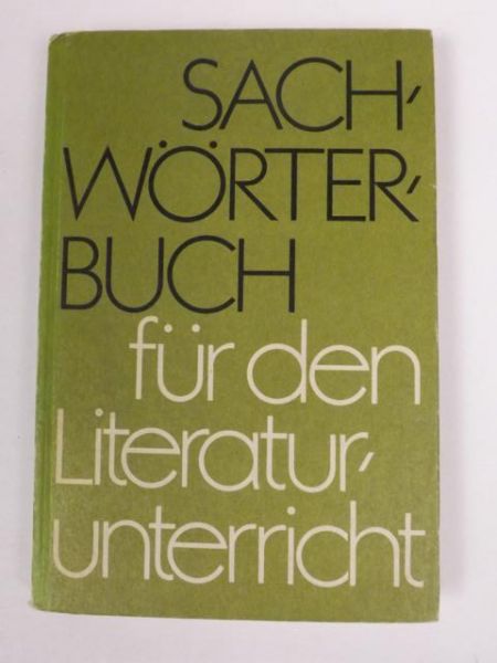 Karlheinz Kasper - Sachworterbuch fur den Literaturunterricht: Klassen 9 bis 12