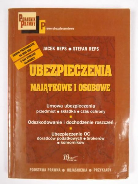 Reps Jacek, Reps Stefan - Ubezpieczenia majątkowe i osobowe