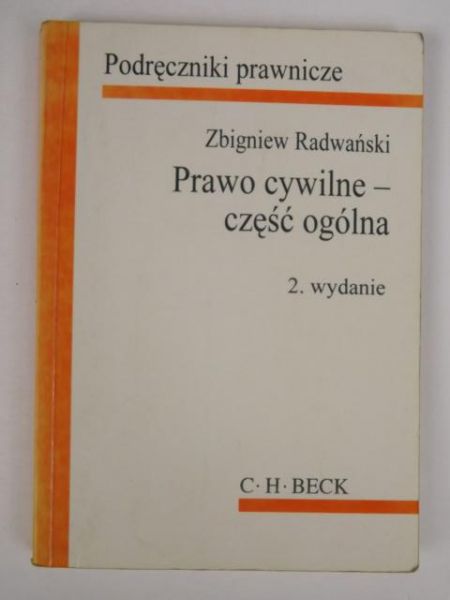 Prawo cywilne - cześć ogólna