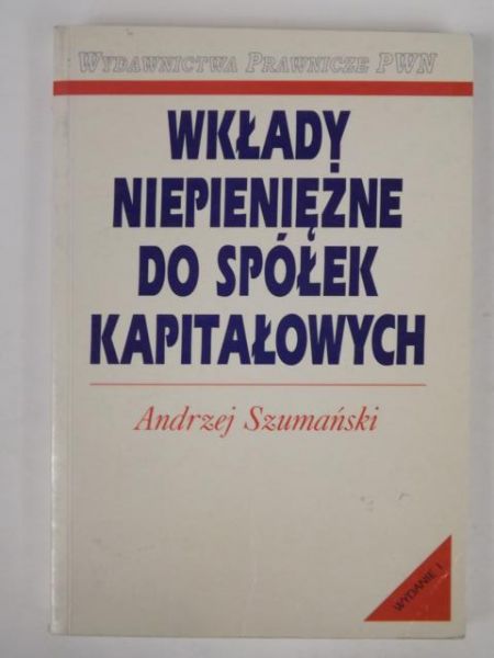 Wklady niepieniężne do spółek kapitalowych