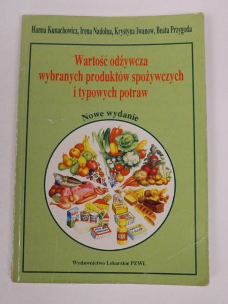 Wartość odżywcza wybranych produktów spożywczych i typowych potraw