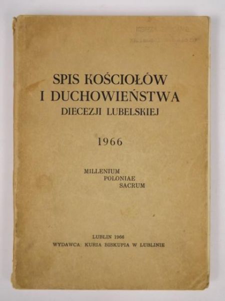 Spis Kościołów i duchowieństwa diecezji lubelskiej 1966