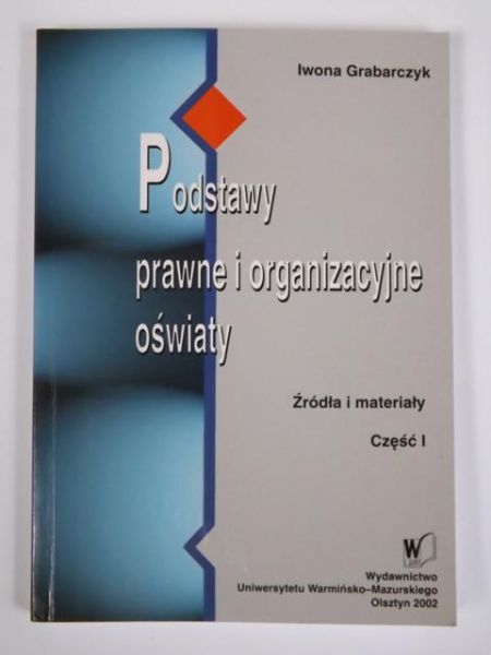 Podstawy prawne i organizacyjne oświaty cz. 1