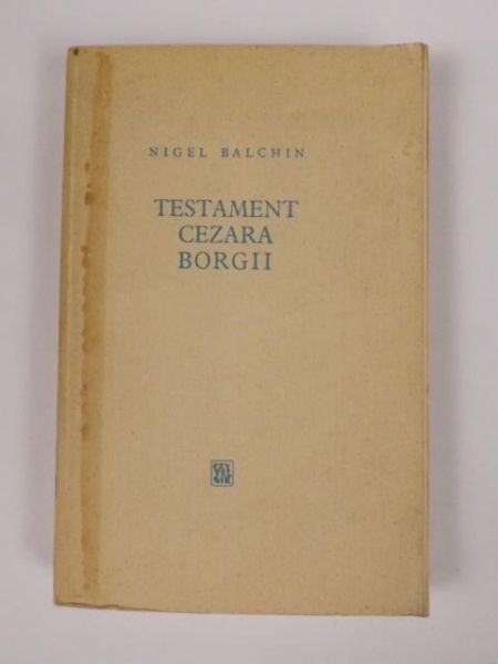 Testament Cezara Borgii